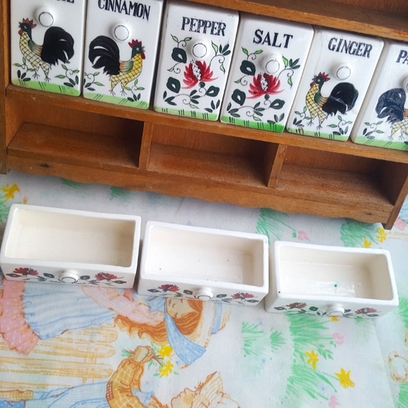 🌙Vintage Spice Rack Japan Great Condition Rustic - Picture 5 of 13